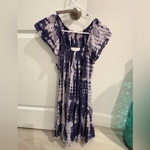 Raviya Indigo Tie-Dye Dress